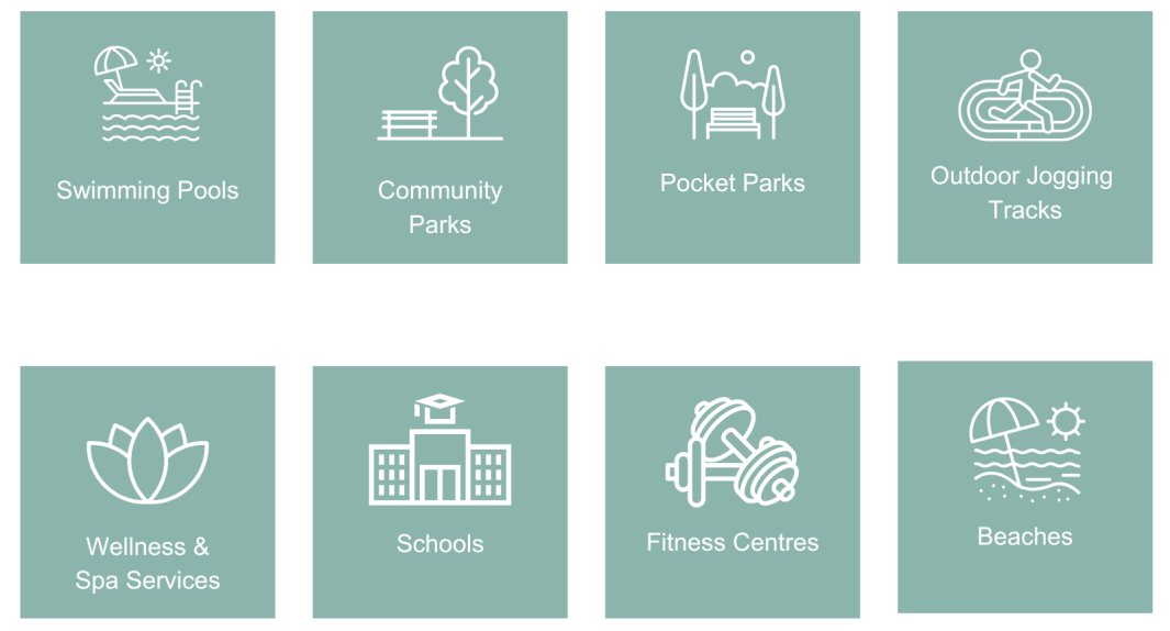 The Oasis Amenities